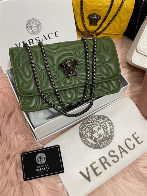 g versace bag vintage|vintage Versace shoulder bag.